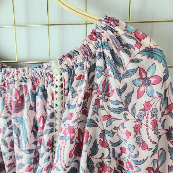 NWT Miss June Paris Ruffle Skirt Crop Top 2 Piece Set - Picture 3 of 12